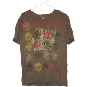 Olive green Express shirt size M